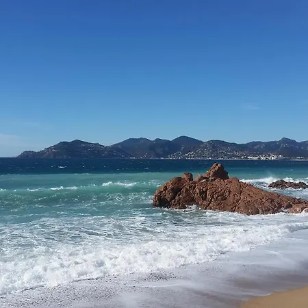 Sea View La Palme D'azur Steps Away From The And Perfect For Holidays & Business Trips